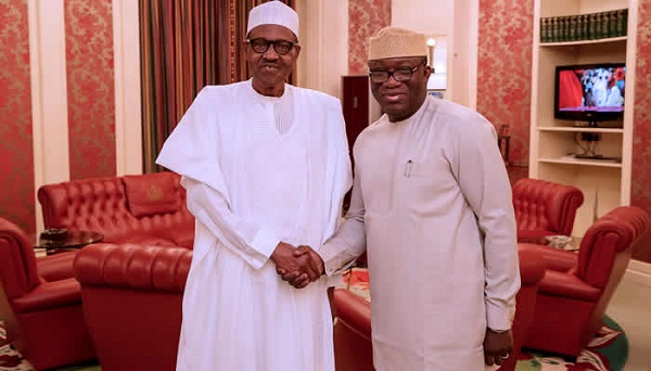 600px x 342px - Ekiti is lucky to have Fayemi as gov â€“ Buhari